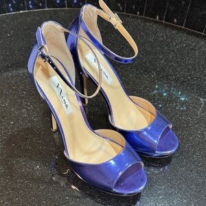 Nina Blue Women's Heels